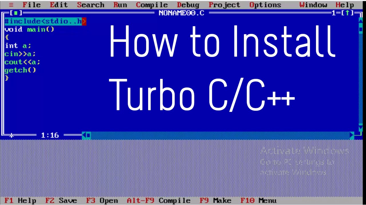 Turbo c tcwin45